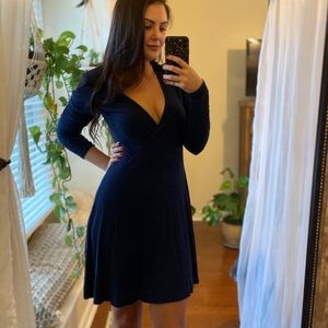 Forever 21 faux wrap dress